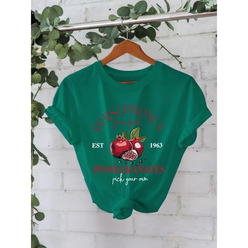 

Свободная повседневная женская футболка из чистого хлопка с короткими рукавами и круглым вырезом XXXL