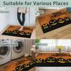 Halloween Pumpkin with Terrifying Face Door Mat Front Door Entrance Inch Welcome Mat for Garden Terrace Home Porch Decoration