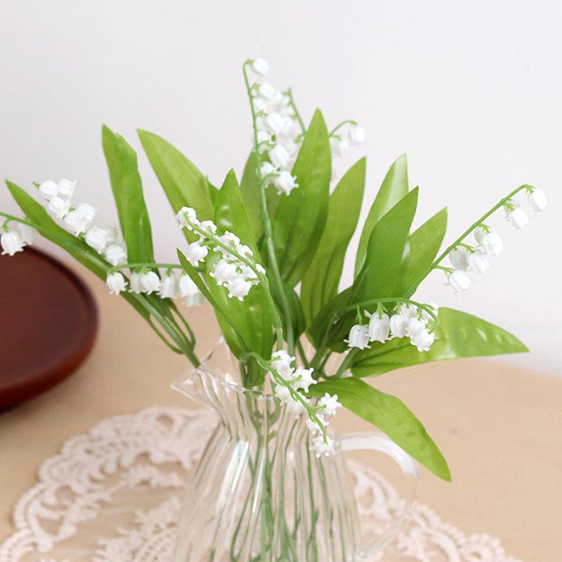 Simulated Lily of the Valley Ins Style Fresh Desktop Ornament Wedding Bride Bouquet Artificial Flowers