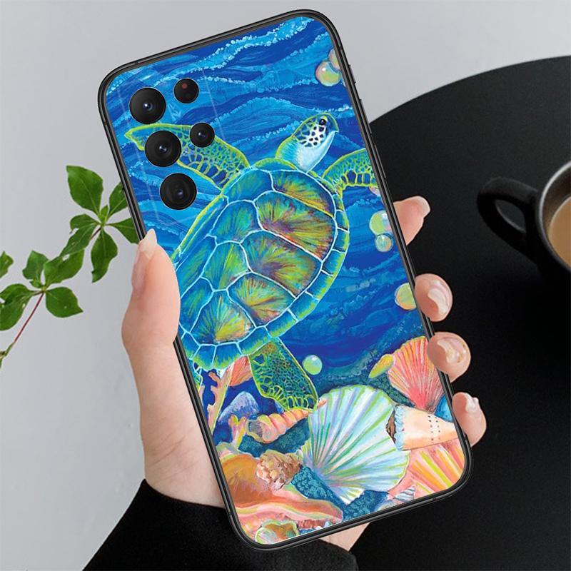 

Sea Turtles Funda Phone Case For Samsung Galaxy S26 S25 S24 S23 S22 Ultra S23 S22 S25 Plus S24 FE S26Edge S23Ultra