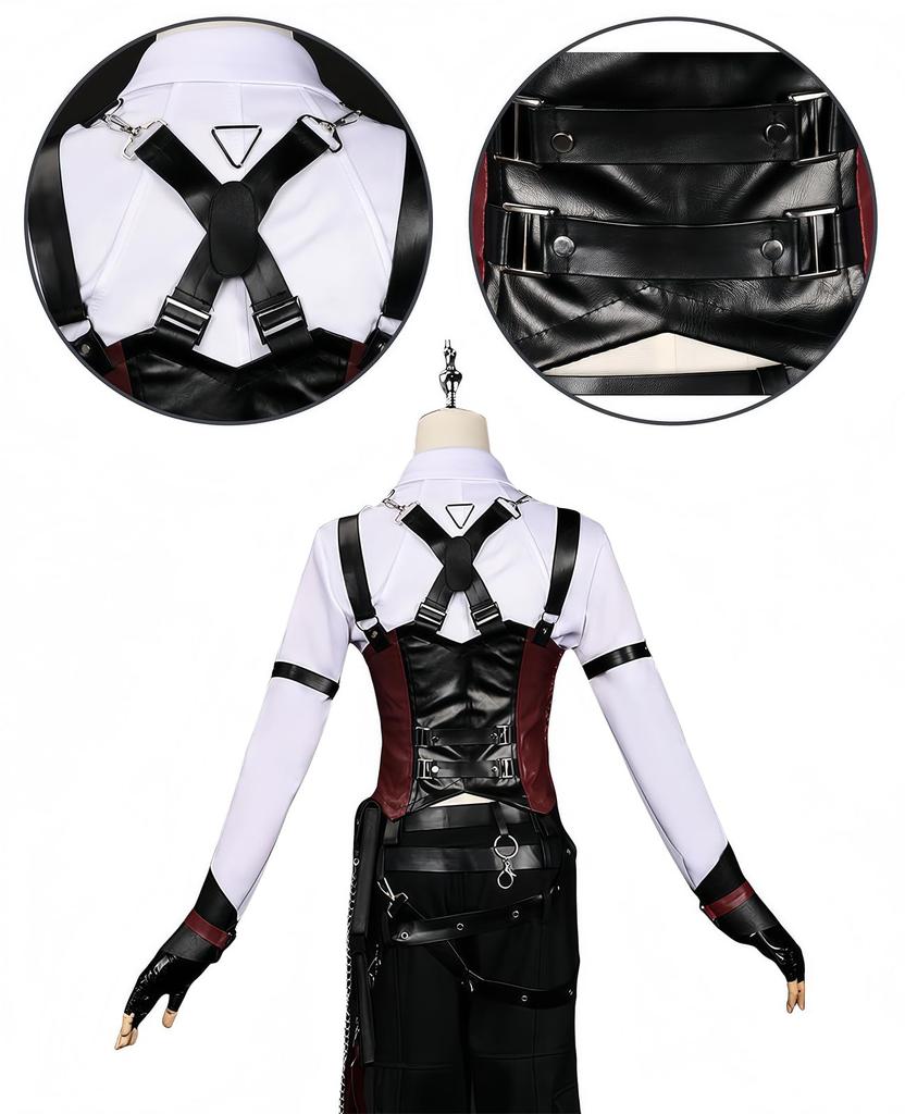 Koi To Shinsou Cosplay Protagonist and Female Protagonist Shinsou Hunter Koi Shinsou Cosplay Combat Uniform Popular Game Costume Size [NOKIJP]