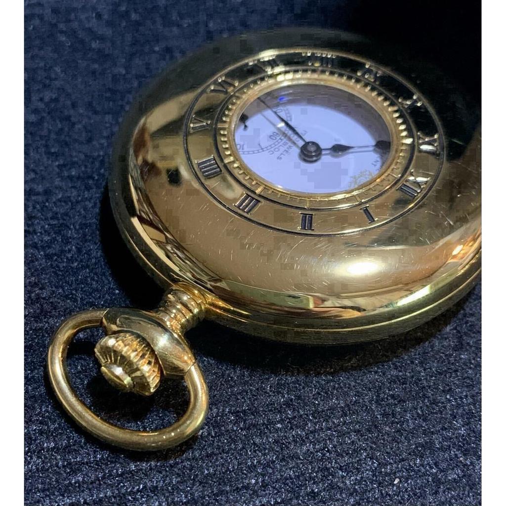 Used [Excellent Complete Product] Nostalgia Istanbul Orient Express Pocket Watch Equipped with the famous ETA6498 Swiss made manual winding