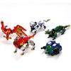 Mighty Morphin Dinosaur Rangers Transformation Robot Super Sentai 5In1 Megazords Assembled Action Figure Collectiion Boys Gifts