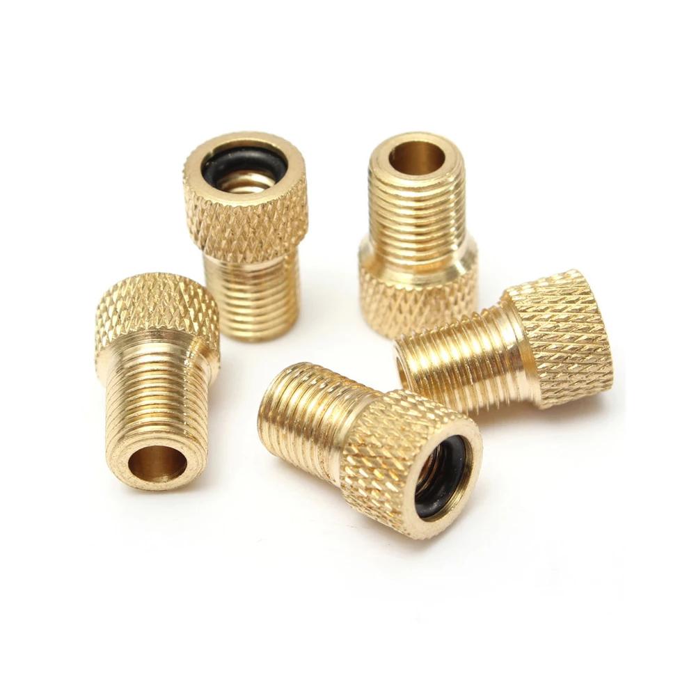 Gas Nozzle Mountain Bike Cinverter Valve Adapter Pump Convert Presta To Schrader Bicycle Punp Tube
