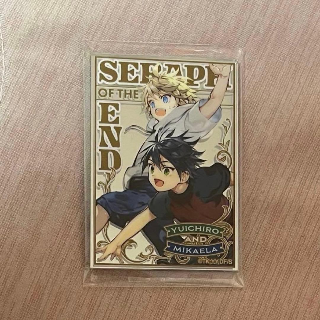 Owari no Seraph Pub Mirror Style Acrylic Sticker SQ Mikaela Yuichiro Hyakuya