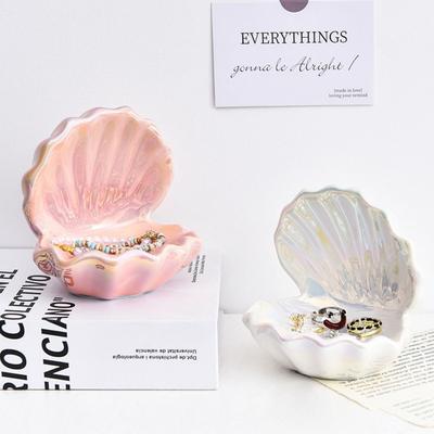 Ins Jewelry Storage Plate Handicraft Earring Display Tray Shell Jewelry Plate  Sundry Storage