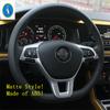 ABS Car Steering Wheel Control Button Switch Decor Frame Cover Trim Accessories For Volkswagen T-Roc T Roc 2018