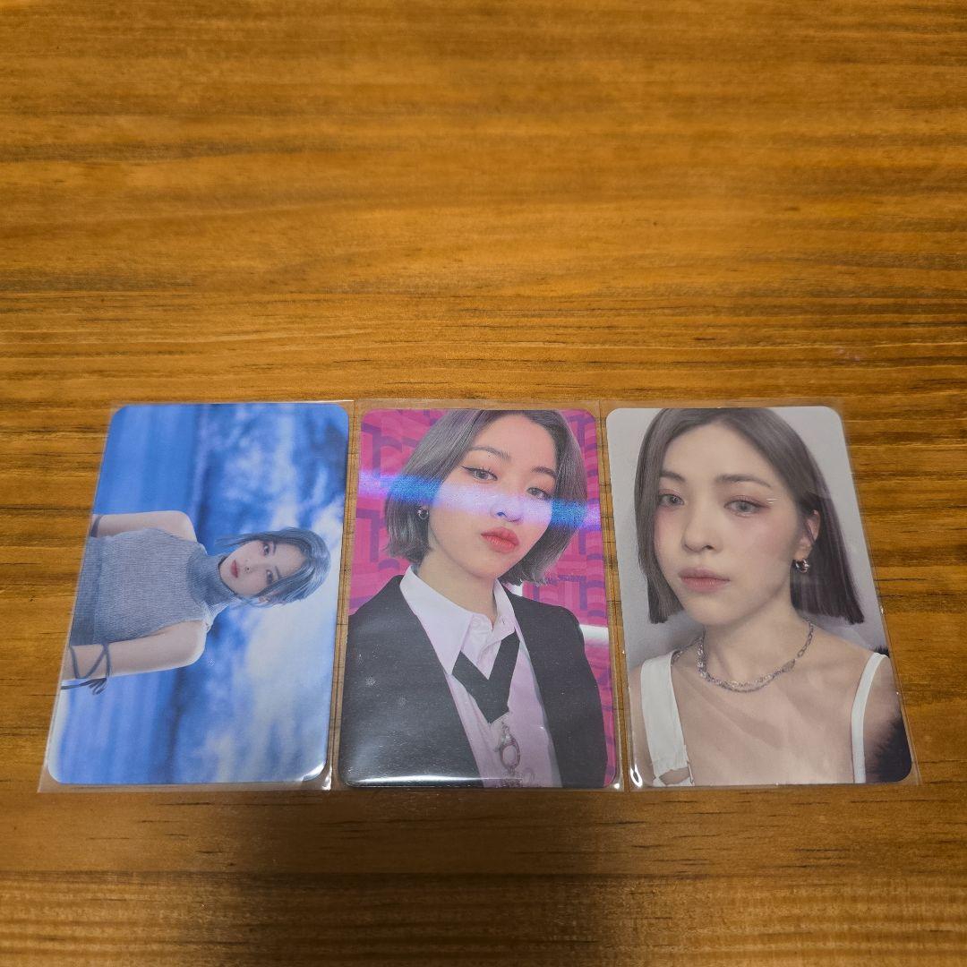 

[USED] ITZY CHESHIRE bonus trading card set of 3