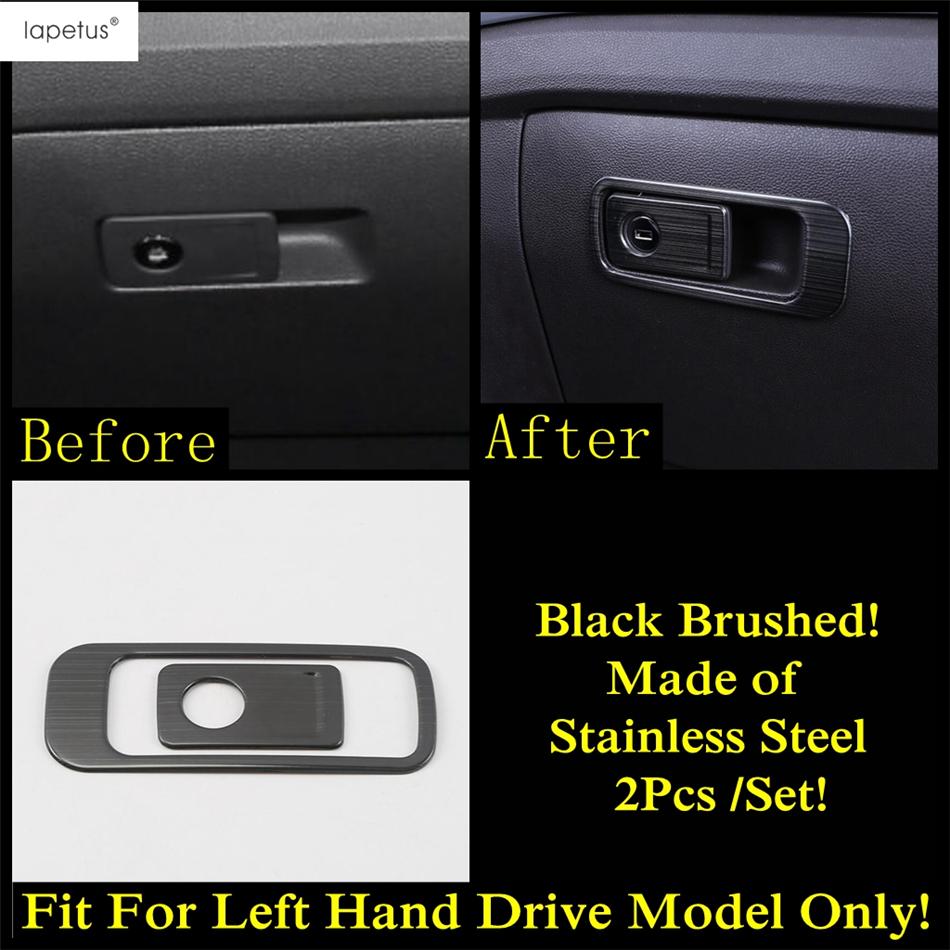 Gear Panel Strip AC Air Window Lift Cover Trim Stainless Steel Accessories Interior For VW Volkswagen Atlas / Teramont 2017-