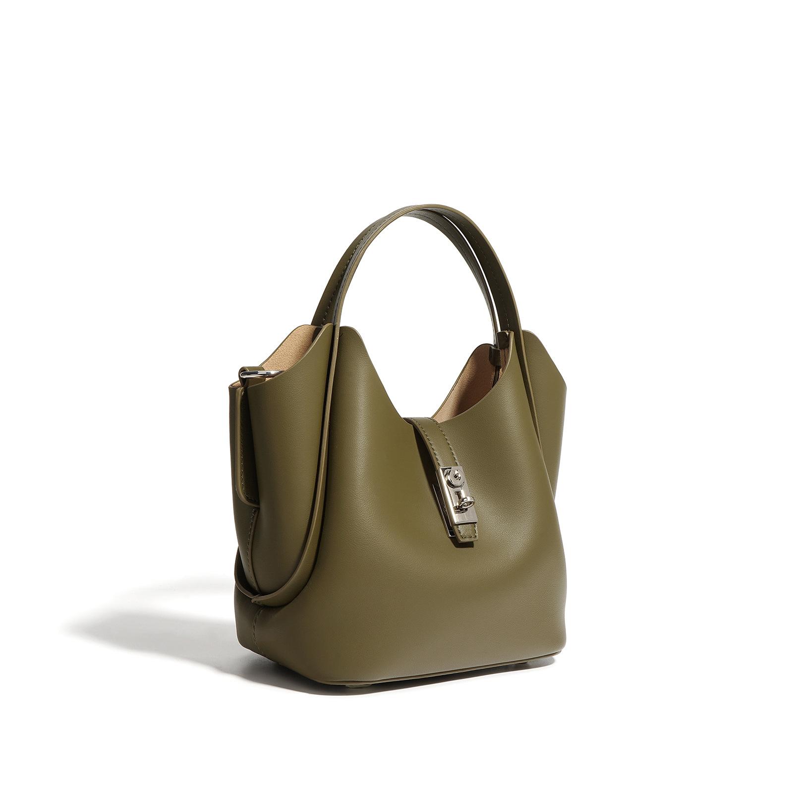 

Нова Сумка-месенджер з коров ячої шкіри для щоденного використання, універсальна, великої місткості оливковий колір