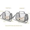 Kangdarpet Transparent Pet Bird Bag with Station Stick - for Parrots & Lizards, With Lizard Enclosure, for Outgoing & Travel