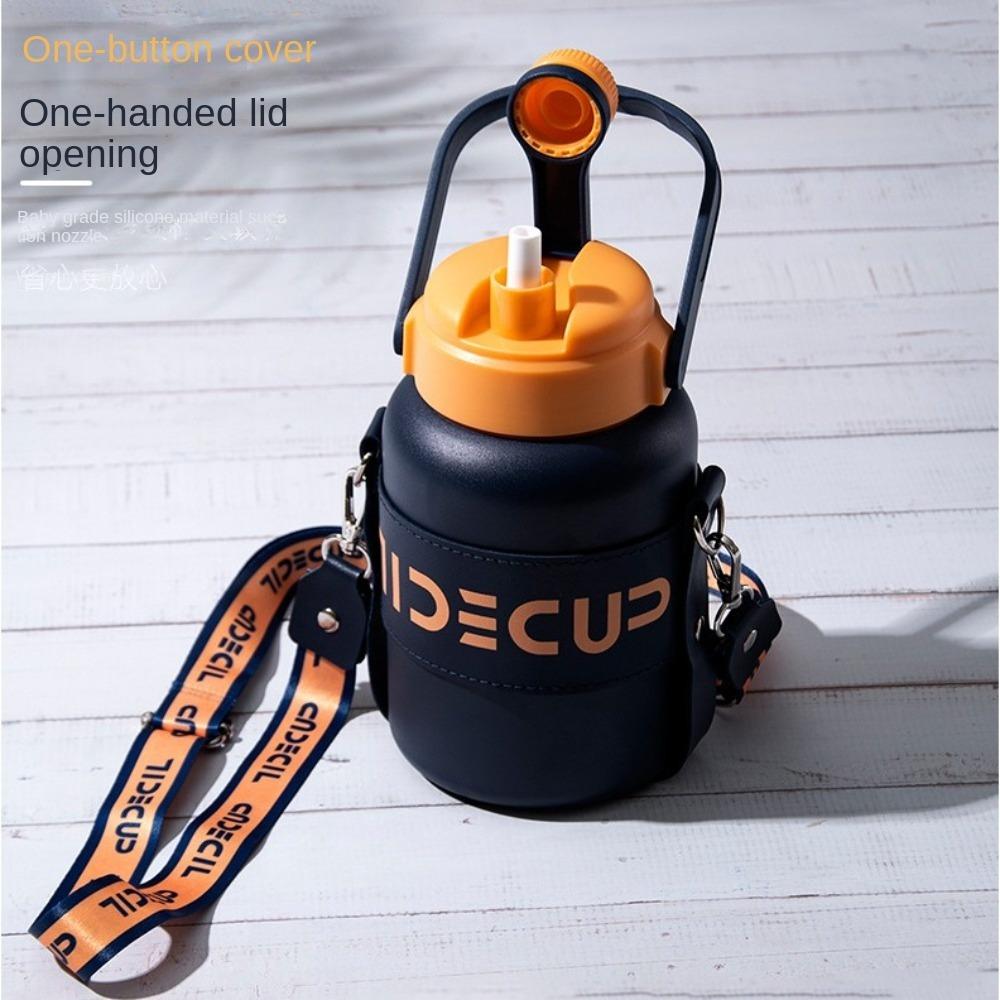 1100ml/900ml Large Capacity Car Vacuum Flasks Big Belly Insulated Cup  Student Worker