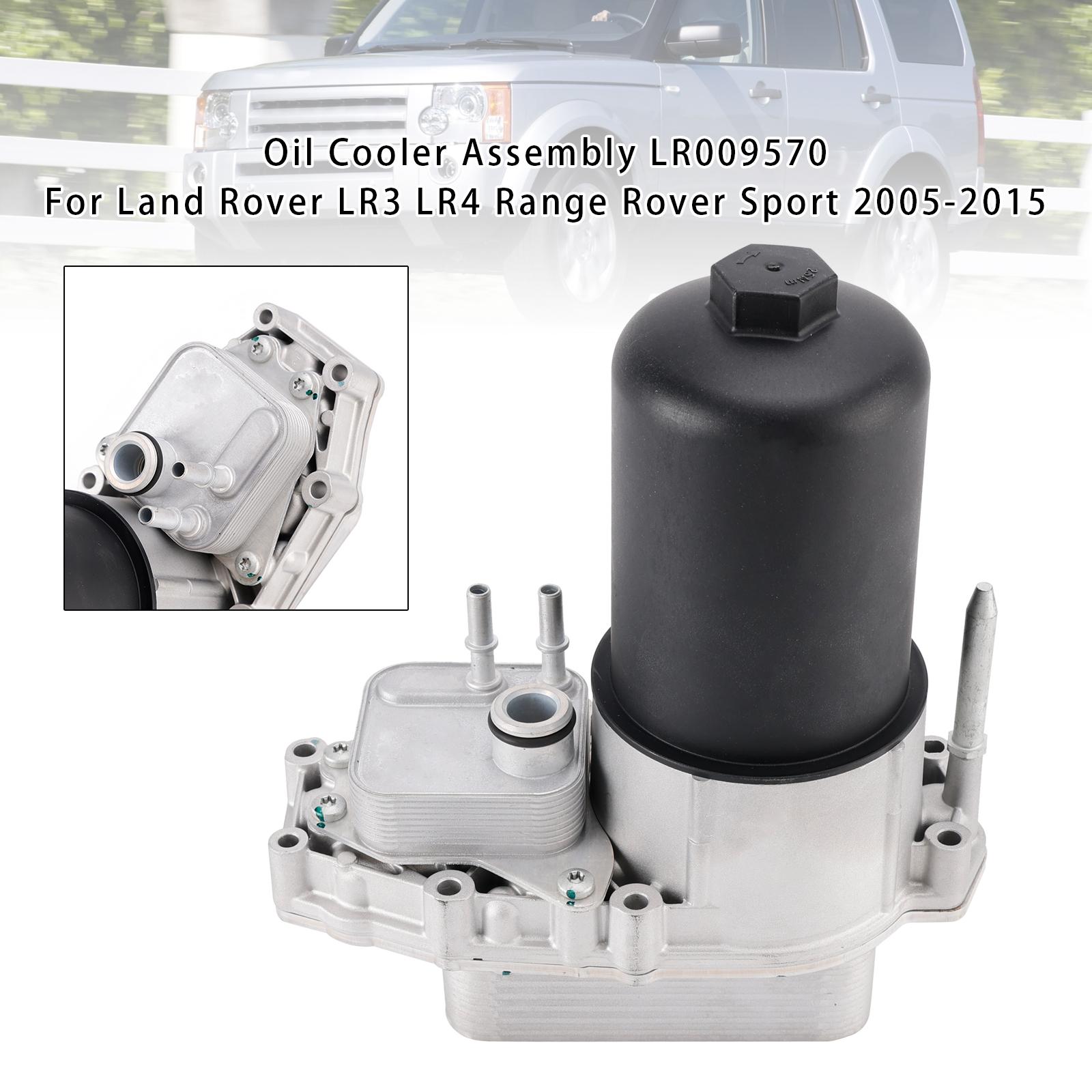 

Oil Cooler Assembly LR009570 For Land Rover LR3 LR4 Range Rover Sport 2005-2015