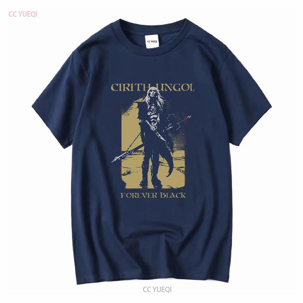 RETRO Cirith Ungol Forever Black T Shirt All sizes Q781 long or short sleeves vintage Washed Soft Stylish Stretched Breathable