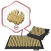Coconut Eco Acupressure Mat - Gold Set