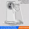IMAK Phone Case for Honor Magic5 Pro Drop-proof Airbag Clear TPU Back Protective Cover