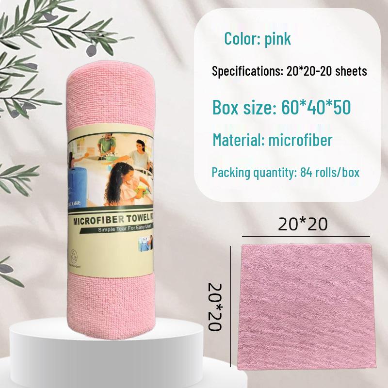 Tearable Disposable Kitchen Cleaning Wipes - Absorbent Roll for Weekly Use