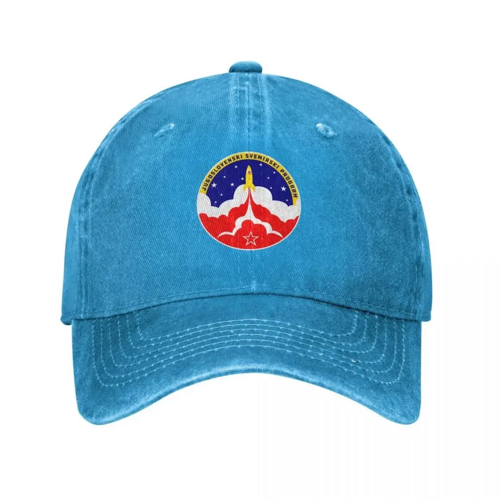Jugoslovenski Svemirski Program Yugoslav Space Race Baseball Cap Unisex hat birthday Thermal Visor Unisexs Tennis Womens