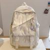 Schoolbags for Children Elementary School Students  Girls with High Looks  Ins Splicing Junior High School Students with High School Backpacks