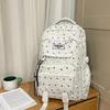 Schoolbag female new Japanese ins high value fresh and sweet bow backpack junior high school students lightweight backpack
