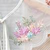 Women Embroidery Fake Collars Cape Scarf Female Blouse Tops Bead False Collar Shawl Neckwear Shirt Detachable Collars Fuax Cols