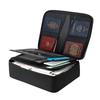 Fireproof Document Box, 1000 Heat Insulated Fireproof & Waterproof Box with Lock, Portable Multi-Layer Home Office Travel File Storage Organizer, for