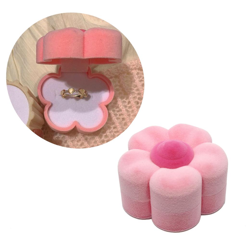 Jewelry Display Case Delicate Flower Jewelry Organizer Convenient Decorative Jewelry Box for Necklace Jewelry Holder