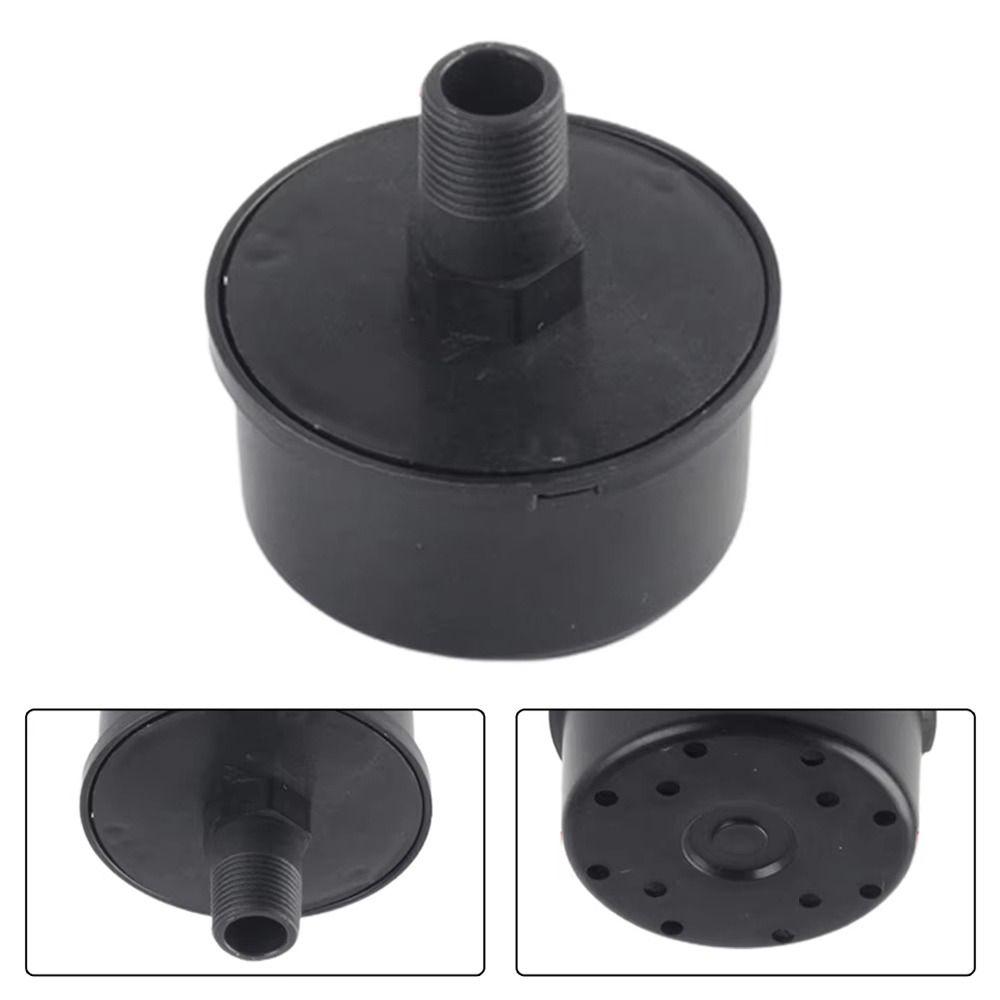 1Pcs Black Filter Silencer 16/20mm Noise Silencer Durable Air Compressor Muffler