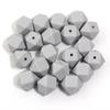 10pcs 19x14mm Hexagon Silicone Beads For Jewelry Making DIY Handmade Necklace Bracelets Phone Key Chain Decoration Accessories