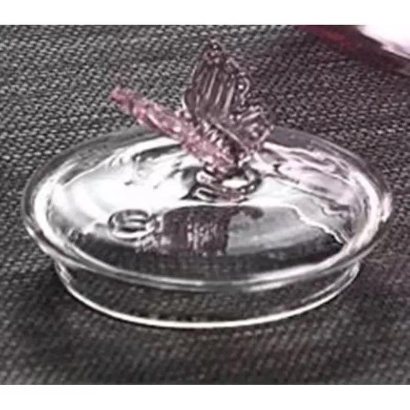

Aesthetic Pink Butterfly Glass Teapot Set with Heat-Resistant Ceramic Electric Stove for Tea Brewing