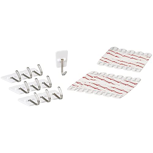 3M Command Hook Cleanly Peelable Double-Sided Tape Swing Hook S Size Load Capacity 220g 10 Pieces CM20-10S