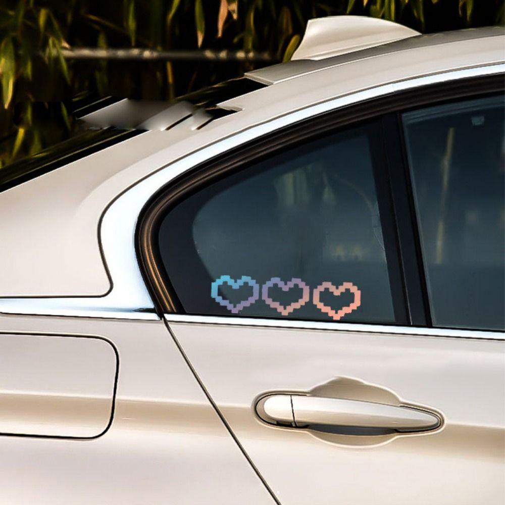 Scratch Blocking Mosaic Love Car Sticker Car Body Decoration  For Car/Laptop/Window/Motorcycle