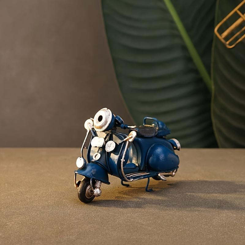 

Винтажная мини-модель мотоцикла из кованого железа, статуэтка-украшение для домашнего декора в гостиной, спальне, фойе, кабинете, креативное украшение для дома
