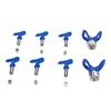 Airless Sprayer Spray Tip Set 211 315 417 517 515 523 Airless Sprayer Nozzle with 2PCS Nozzle Seats Set Blue
