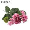 36cm Artificial Flowers Geranium Red Pink Plant For Wedding Garden Home Shop Festive Party Christmas Supplies Decoration Crafts