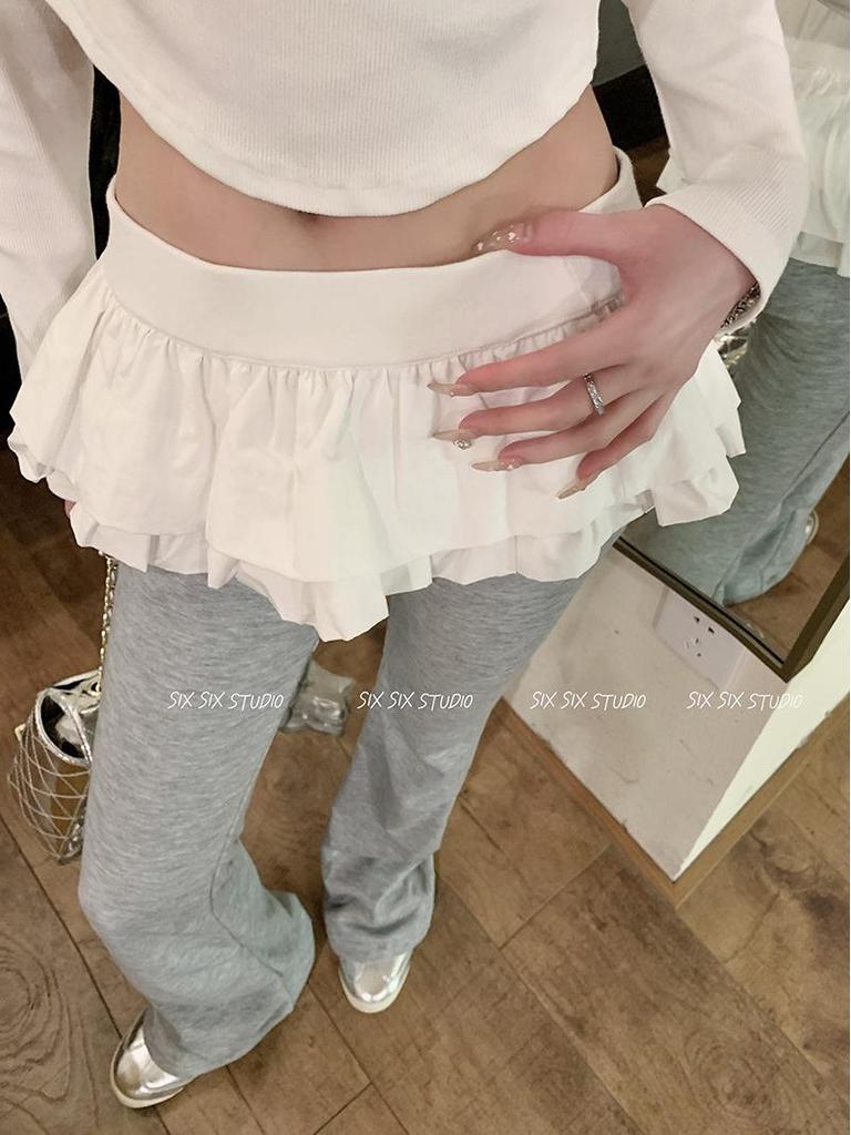 Women's Summer 2025 Double-Layer Waist Skirt: Niche Design for Flattering Fit