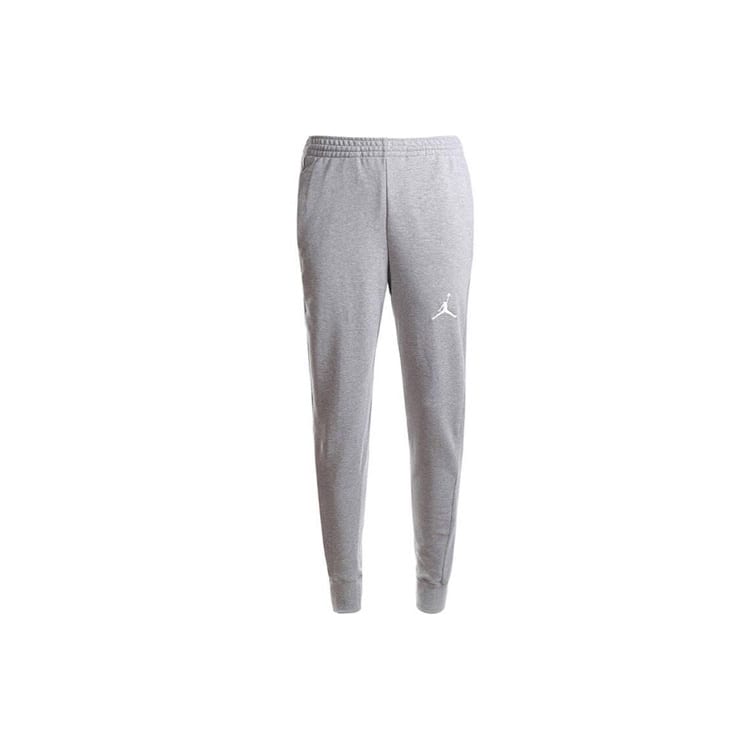 Jordan Air Knitted Sweatpants Men's Gray Moderate Straight Fit Pants 822661-063