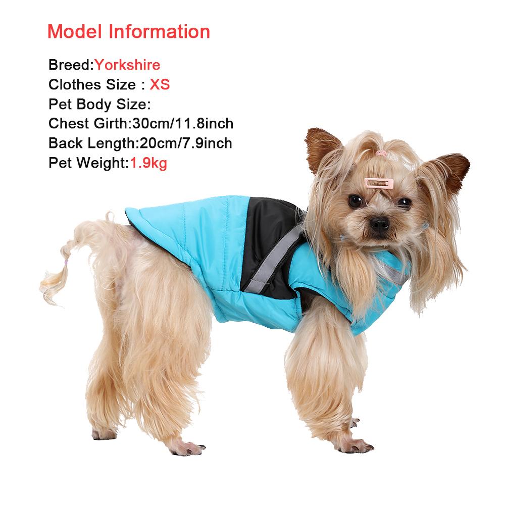 Winter Pet Dog Clothes Reflective Waterproof Puppy Jacket With Harness For Small Medium Dogs Cat Vest Coat Chihuahua Overalls