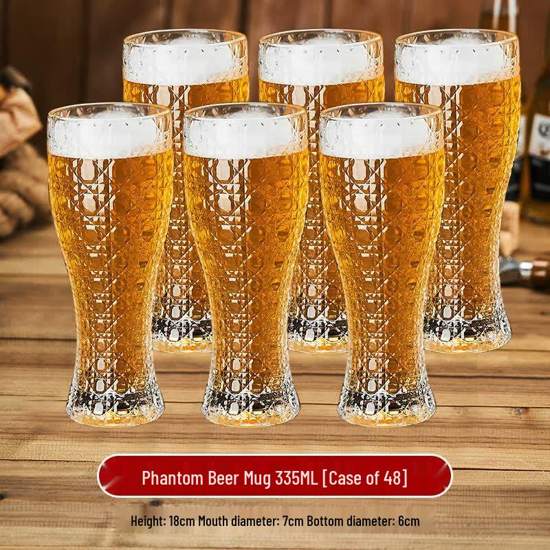 Qiwei Large Capacity Glass Beer & Drink Mug