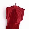 2024 Winter Women's European & American Fashion Velvet Dress with Shoulder Pads
