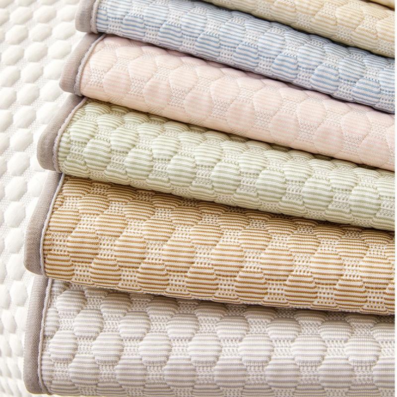 Candy Color Summer Cooling Sofa Cover Ice Silk Non Slip Foldable Seat Cushion Pad Adjustable Armrest Backrest Slipcovers