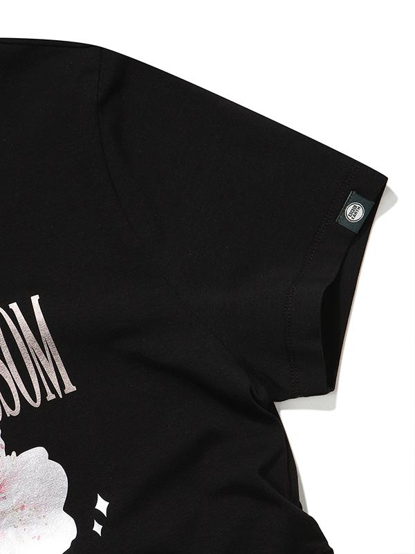 BBC EARTH W Cherry Blossom Short Sleeve T-Shirt_Black