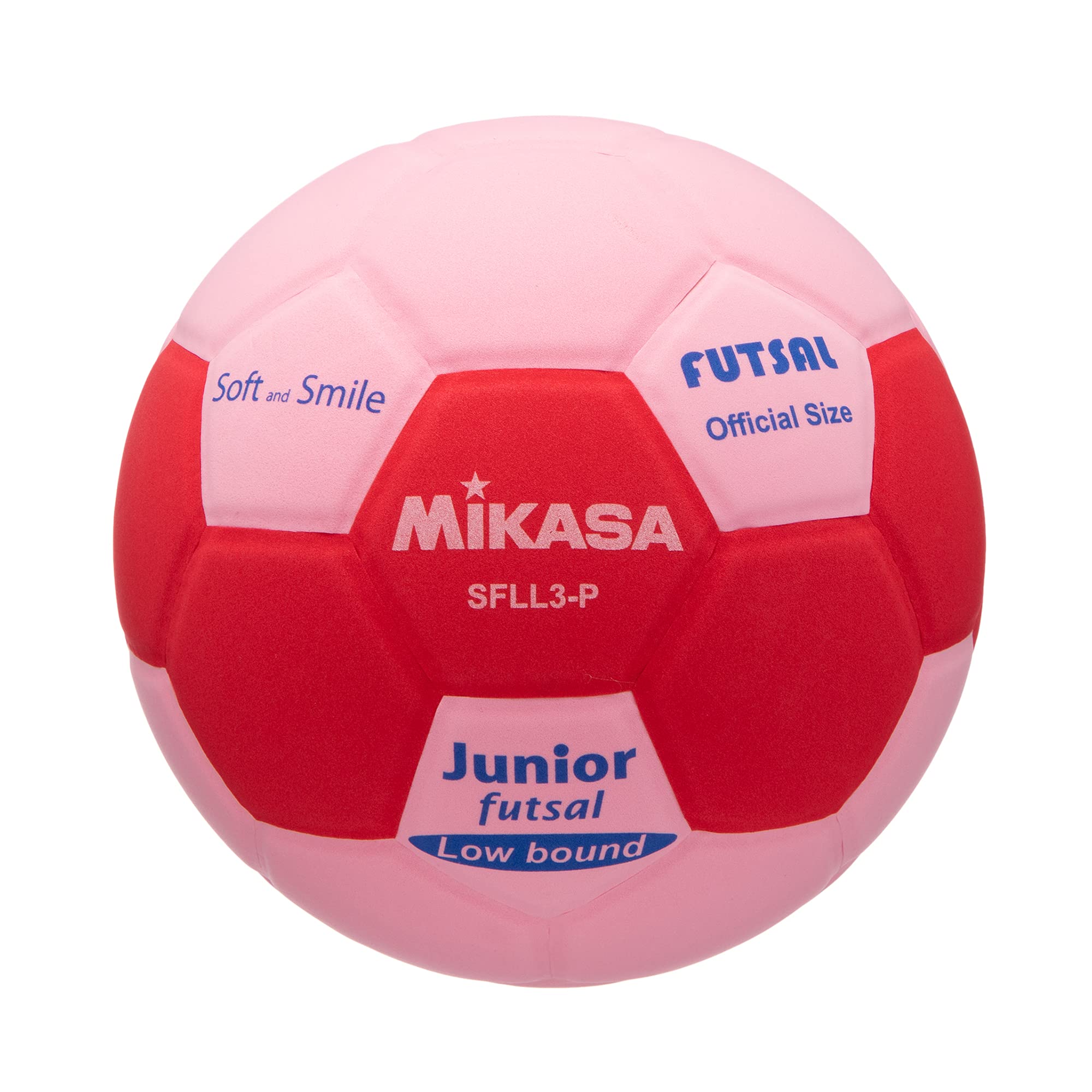 

MIKASA Smile Futsal Size EVA Recommended Internal Pressure Ball, 3, Material, Approx. 260g, Pink, SFLL3-P, 0.10-0.15kgf/cm²