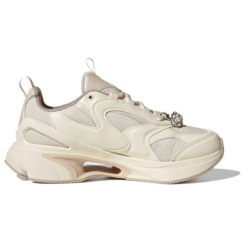 Adidas Swanner Comfortable Fashion Durable Low-Top Running Shoes Women Running Shoes Beige JP6532