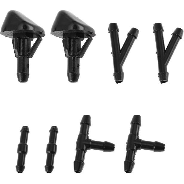 Nr.8538135040 Scheibenwaschdüse für Toyota 4Runner 1987-1995 Schwarz Kunststoff Vorne 1 Set