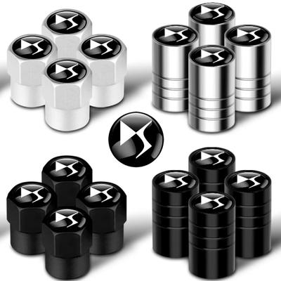 4 szt. Stylizacja Samochodu Nakrętki Pokrowce na Zawory Kół Opon Akcesoria Do DS SPIRIT DS3 DS4 DS4S DS5 5LS DS6 DS7 DS9 RUBIS E-Tense