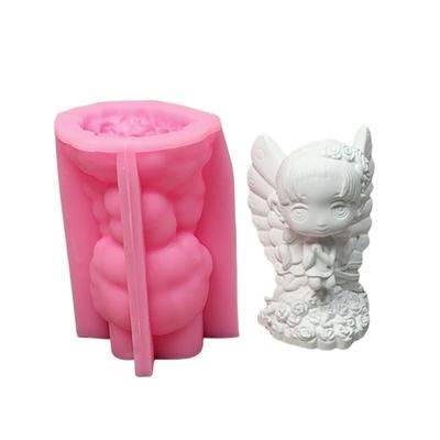 Candle Molds Castings Molds Epoxy Resin Molds Butterfly Girl Silicone Moulds Plasters Molds Ornament Molds
