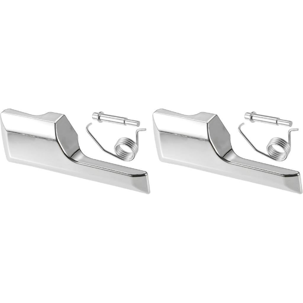 Automotive Left Driver Side Interior Door Handle Compatible for Ford Expedition 2007-2017, Durable Plastic Silver Tone