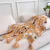 Nordic Bohemian Acrylic Throw Blanket Sofa Bed Couch Camping Lightweight Cozy Knit Cover All Season