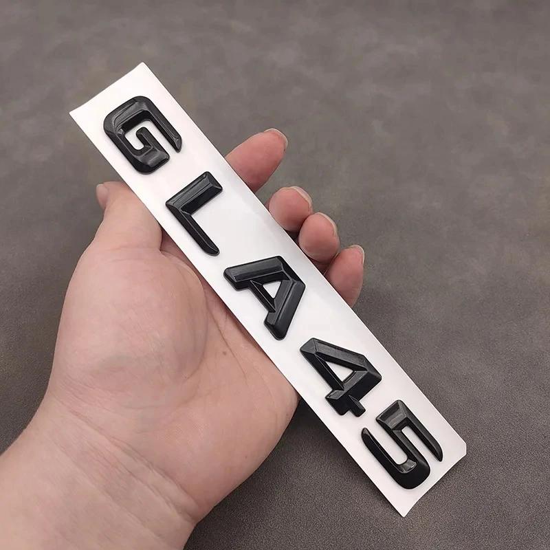 

3D ABS Chrome GLA 45 GLA45 Logo Car Trunk Letters Emblem Badge Sticker For Mercedes Benz GLA45 AMG W156 X156 H547 Accessories
